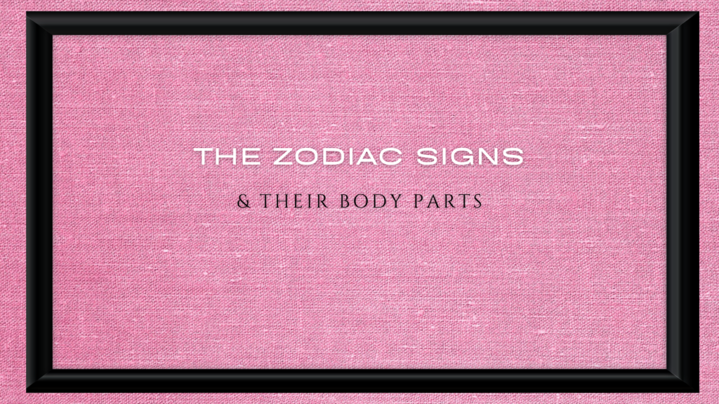 zodiac & the body