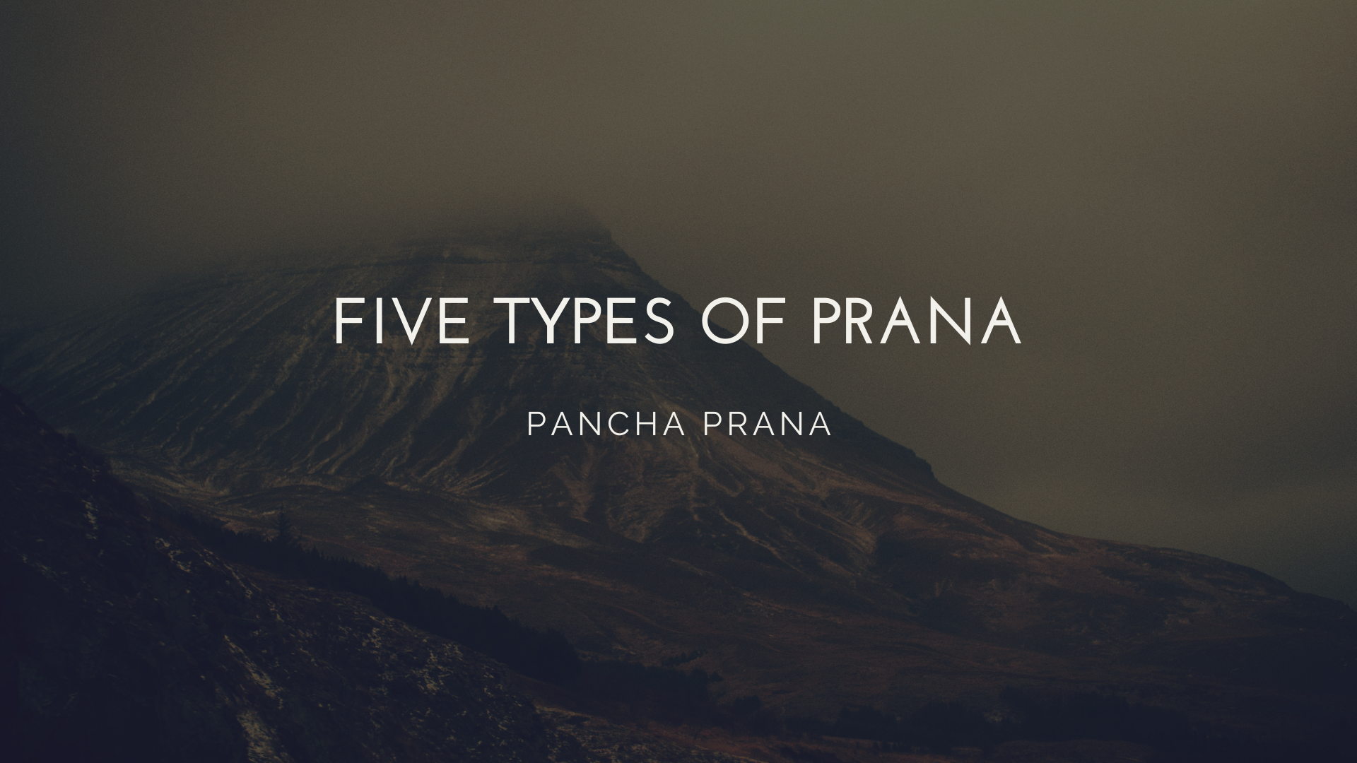 Five Types of Prana