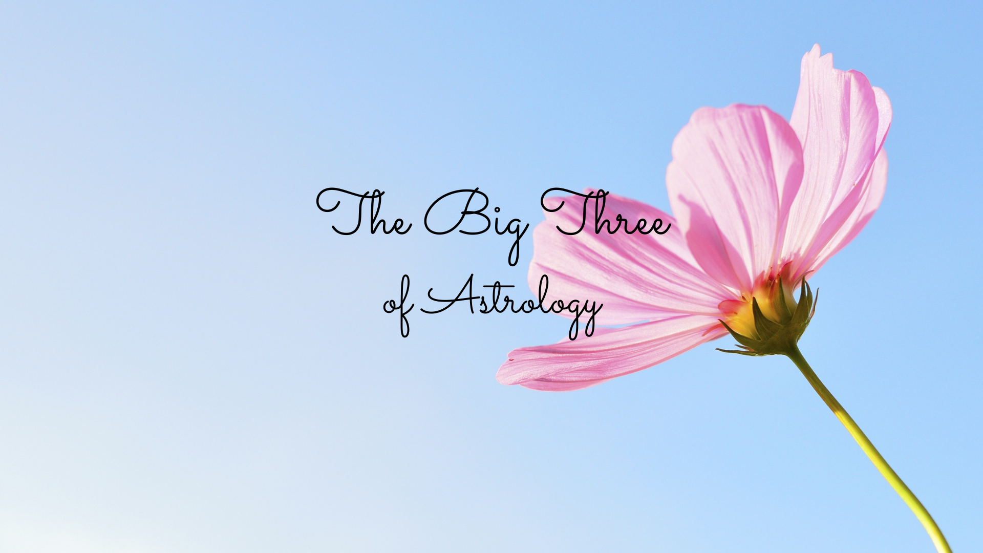 The Big Three of Astrology